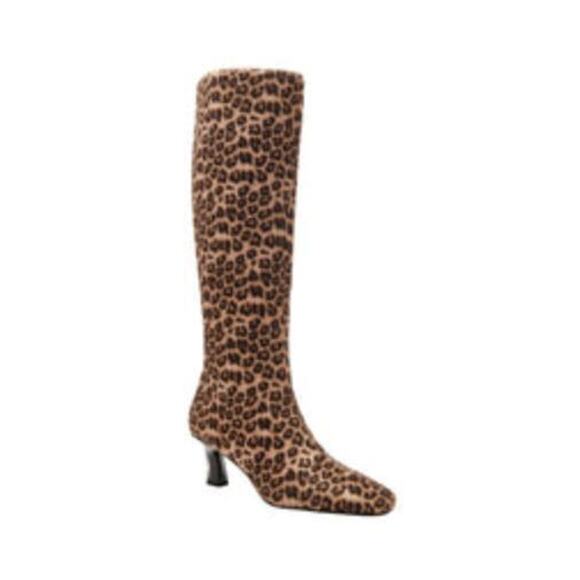 Katy Perry Women's The Zaharrah Boot Knee High Leopard Multi EU 37 US 7 - Picture 1 of 5